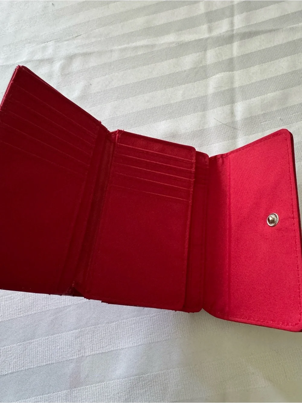 Red Croc-Embossed Women's Wallet by Safe Keeper